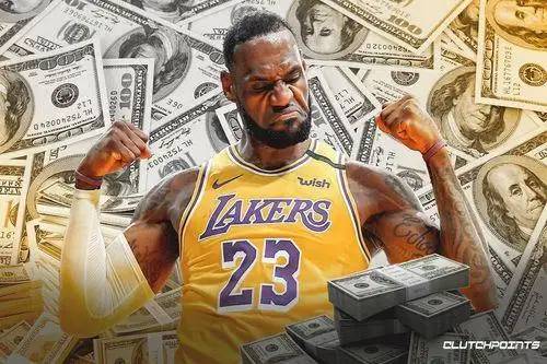 NBA球星2023年度收入排行！杜兰特8840万 库里1亿，看到老詹我服了